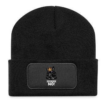 Before You Ask Black Shepherd Shepherds - Recycled Patch Beanie - black - Front