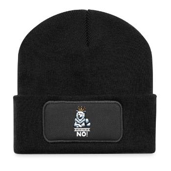Avant de demander Berger Blanc Berger Berger - Beanie recyclé à patch - noir - Devant
