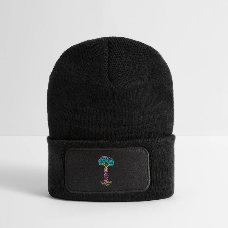 Molécule formule structurale Beanie recyclé à patch