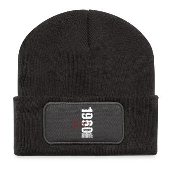  66. Geburtstag Geschenk Original Mai 1960 - Recycelte Patch Beanie - Dunkelgrau - Vorne