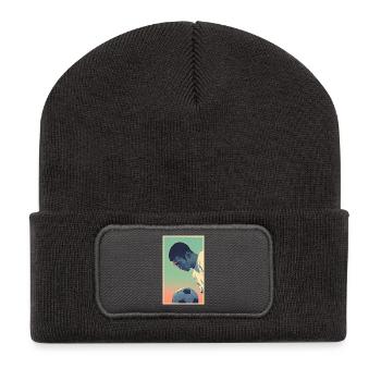 Football player #13 - Recycled Patch Beanie - dark grey - Front