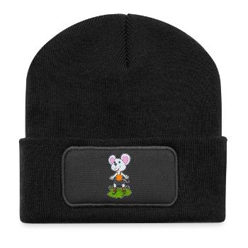 Maus Inline skating Inline skates - Recycelte Patch Beanie - Schwarz - Vorne