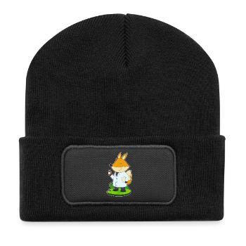 Fox Doctor Medicine - Recycled Patch Beanie - black - Front