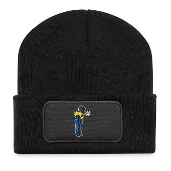 Funny Welder Boy - Recycled Patch Beanie - black - Front