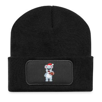 Football américain Koala Christmas - Beanie recyclé à patch - noir - Devant