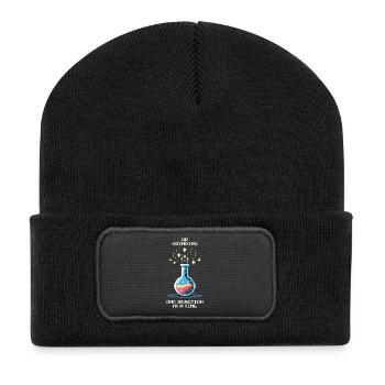 Broyage XP – réaction par réaction | Chimie - Beanie recyclé à patch - noir - Devant