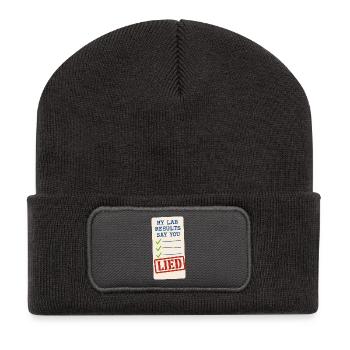 Chimiste légiste Laboratoire de criminalistique Toxicologie - Beanie recyclé à patch - charbon - Devant