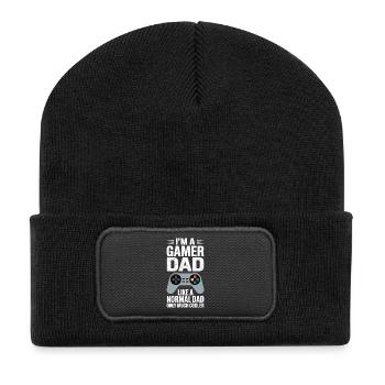 Gamer Dad Like A Normal Dad Only Cooler - Recycled Patch Beanie - black - Front