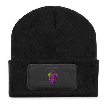 Flirting Grape Graphic - Recycled Patch Beanie - black - Front
