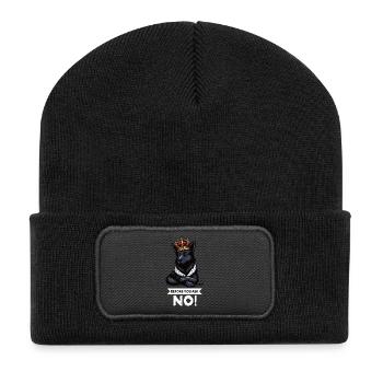 Before You Ask Black Shepherd Shepherds - Recycled Patch Beanie - black - Front