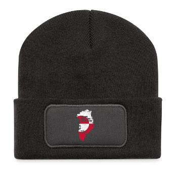 Hands off Greenland (Greenland Edition) - Recycled Patch Beanie - dark grey - Front