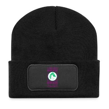 Ne m’embêtez pas – Design sarcastique minimal - Beanie recyclé à patch - noir - Devant