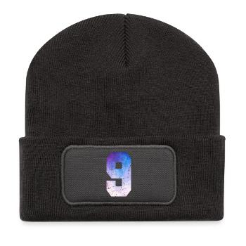 Ausgabe 9 – 9. Jubiläumsgeschenk - Recycelte Patch Beanie - Dunkelgrau - Vorne