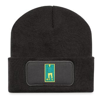 Football player #1 - Recycled Patch Beanie - dark grey - Front