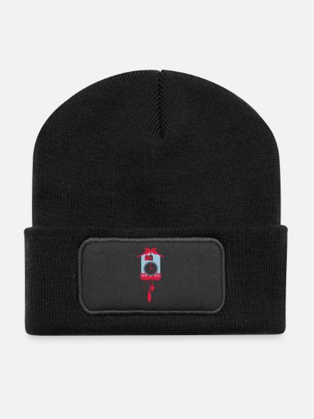Kuckuck - Recycelte Patch Beanie - Schwarz
