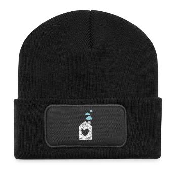 Home Heart Grunge Cloud Nursery Sweet Home - Recycled Patch Beanie - black - Front