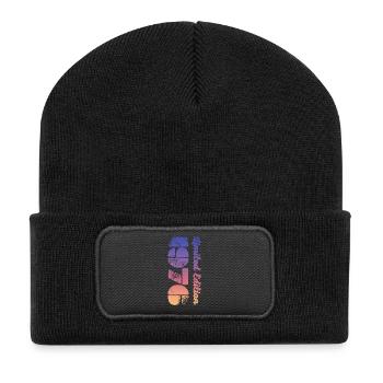 Millésime 1976 - Beanie recyclé à patch - noir - Devant