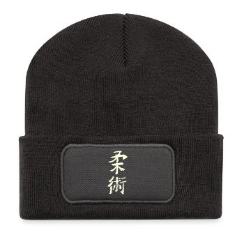 Jiujitsu - Japanese - Recycled Patch Beanie - dark grey - Front