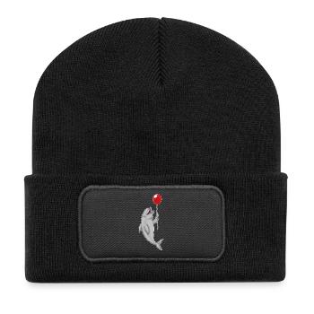 Dolphin Balloon - Recycled Patch Beanie - black - Front