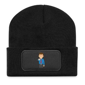 Direct Superior Cartoon - Recycled Patch Beanie - black - Front