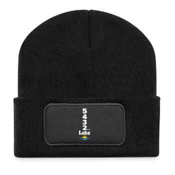 Lake Weekend Countdown To Sea Days - Recycled Patch Beanie - black - Front