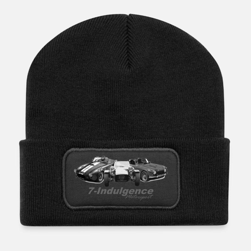 3 Cars - Recycled Patch Beanie - black