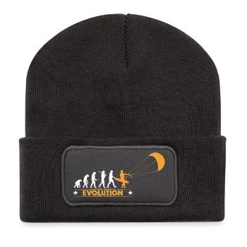 Kitesurf - evolution - Beanie recyclé à patch - charbon - Devant