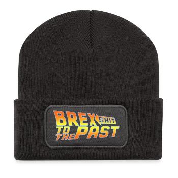 Brexshit to the Past Anti Brexit - BrexSHIT - BREX - Recycled Patch Beanie - dark grey - Front
