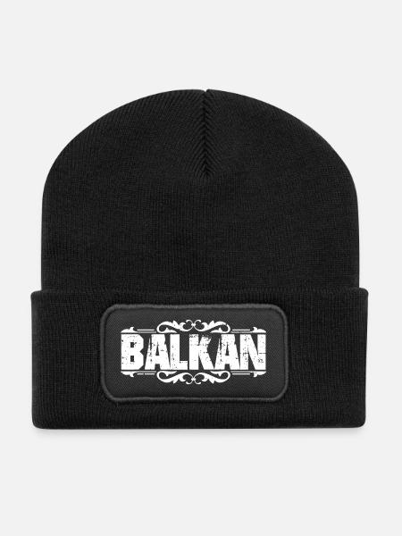 Balkan - Serbien - Kroatien - Jugoslawien - Recycelte Patch Beanie - Schwarz