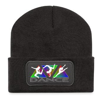 Dance - Recycelte Patch Beanie - Dunkelgrau - Vorne