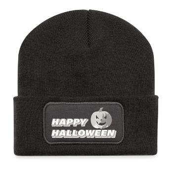 Happy Halloween - Recycled Patch Beanie - dark grey - Front