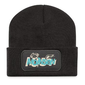 Moinsen & Krabben - Recycelte Patch Beanie - Dunkelgrau - Vorne