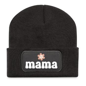Mutter Mama - Recycelte Patch Beanie - Dunkelgrau - Vorne
