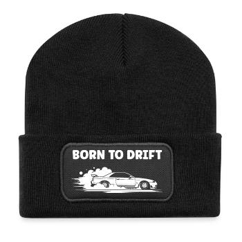 Energetic Drift Car Racing - Recycled Patch Beanie - black - Front
