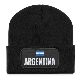 Argentine pride, I love Argentina - Recycled Patch Beanie - black - Front