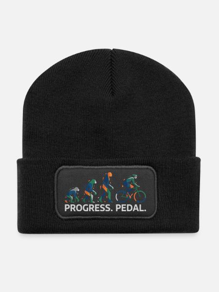 Entwicklung des Progress-Pedals - Recycelte Patch Beanie - Schwarz