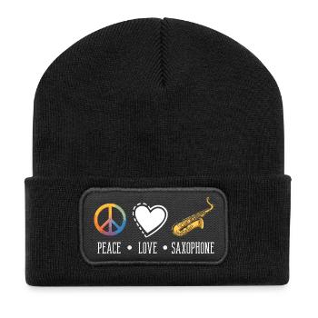 Saxophone - Recycled Patch Beanie - black - Front