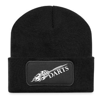 Dart Darts Flame - Recycled Patch Beanie - black - Front