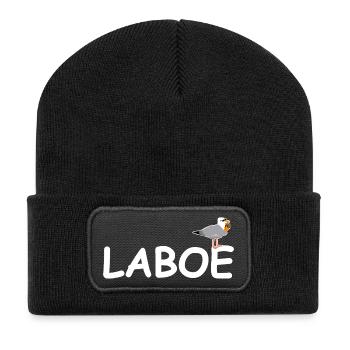 Laboe mer Baltique - Beanie recyclé à patch - noir - Devant