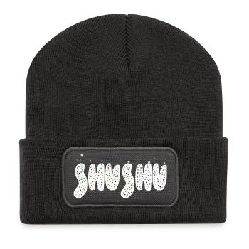Illustration des mots Shushu - Beanie recyclé à patch - charbon - Devant