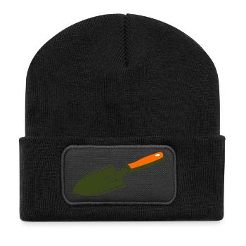 Jardin de chasse au trésor Spelel Trowel - Beanie recyclé à patch - noir - Devant