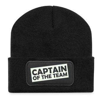 captain_of_the_team- - Beanie recyclé à patch - noir - Devant