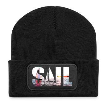 SAIL - Recycled Patch Beanie - black - Front