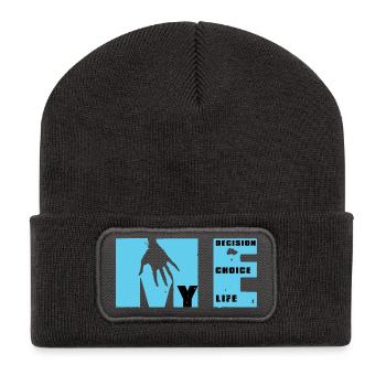 MEtamorfosis: choice, decision, life - Recycled Patch Beanie - dark grey - Front