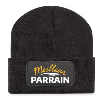 Design Graffiti Polyvalent Urbain Coloré - Beanie recyclé à patch - charbon - Devant