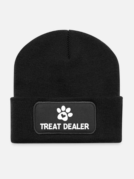 Leckerli-Händler - Recycelte Patch Beanie - Schwarz