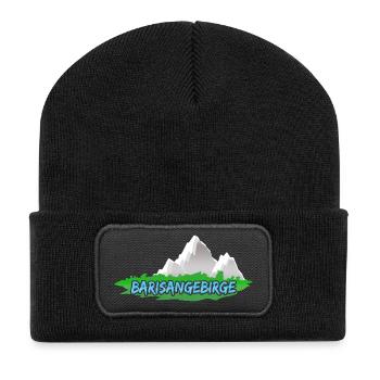 Monts Barisan - Beanie recyclé à patch - noir - Devant