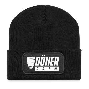 L’équipe Döner - Beanie recyclé à patch - noir - Devant