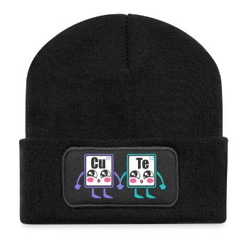 Chemistry Chemist Chemistry Teacher Saying Science - Recycled Patch Beanie - black - Front