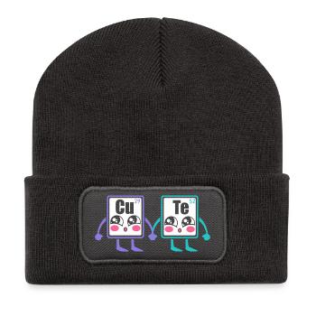 Chimie Chimiste Professeur de chimie Dire science - Beanie recyclé à patch - charbon - Devant
